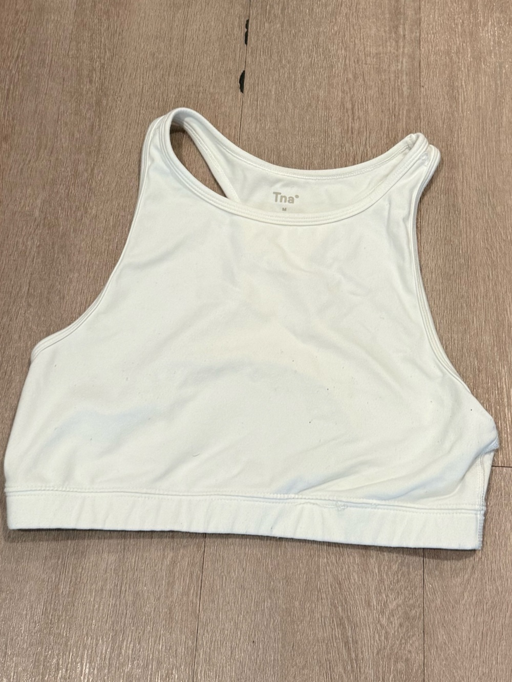 Women’s White Racerback Bralette Crop Top